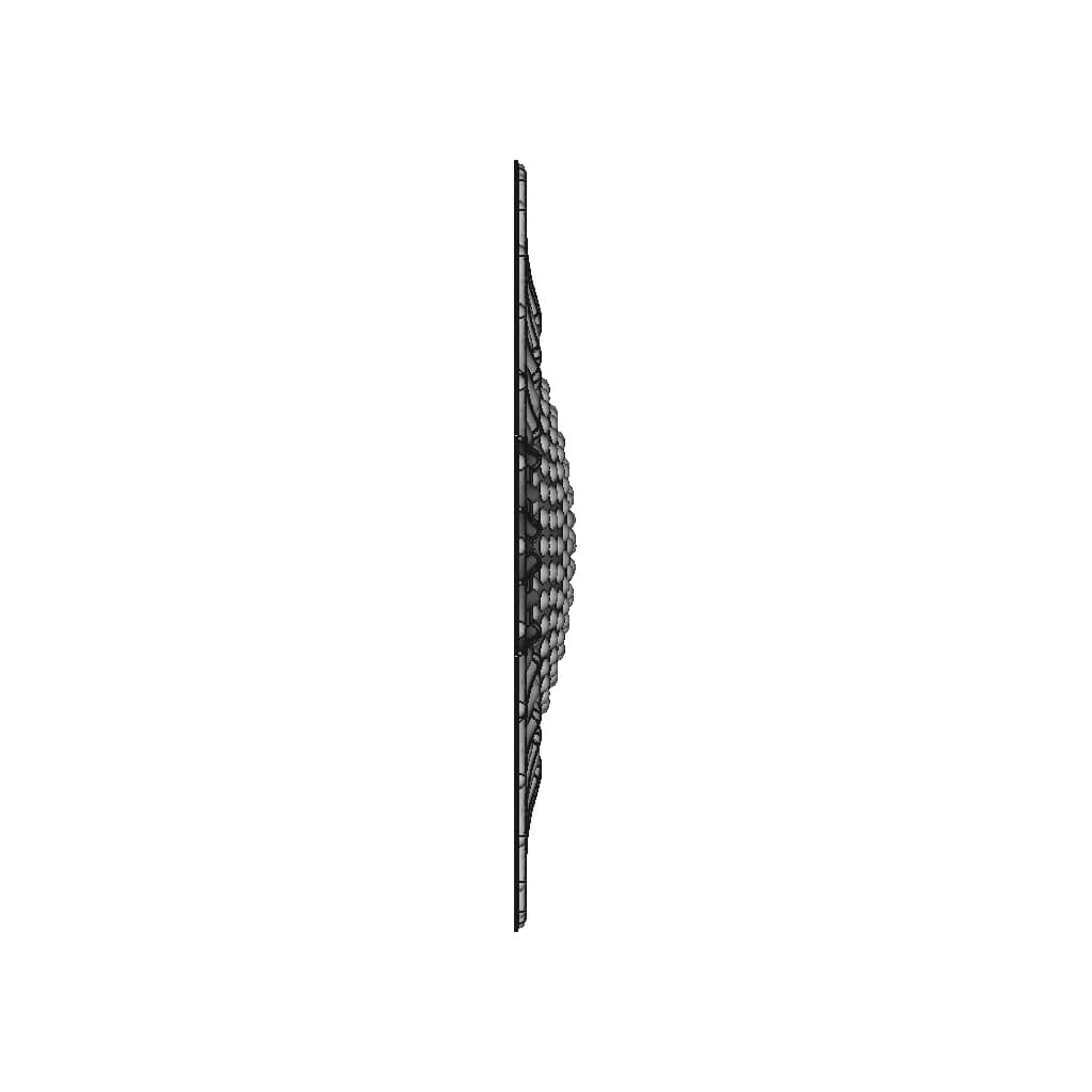 Sun Flower Sheet Metal Part | 3D Engineering Design File_0_90_degree_snapshot