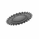 Sun Flower Sheet Metal Part | 3D Engineering Design File_60_30_degree_snapshot