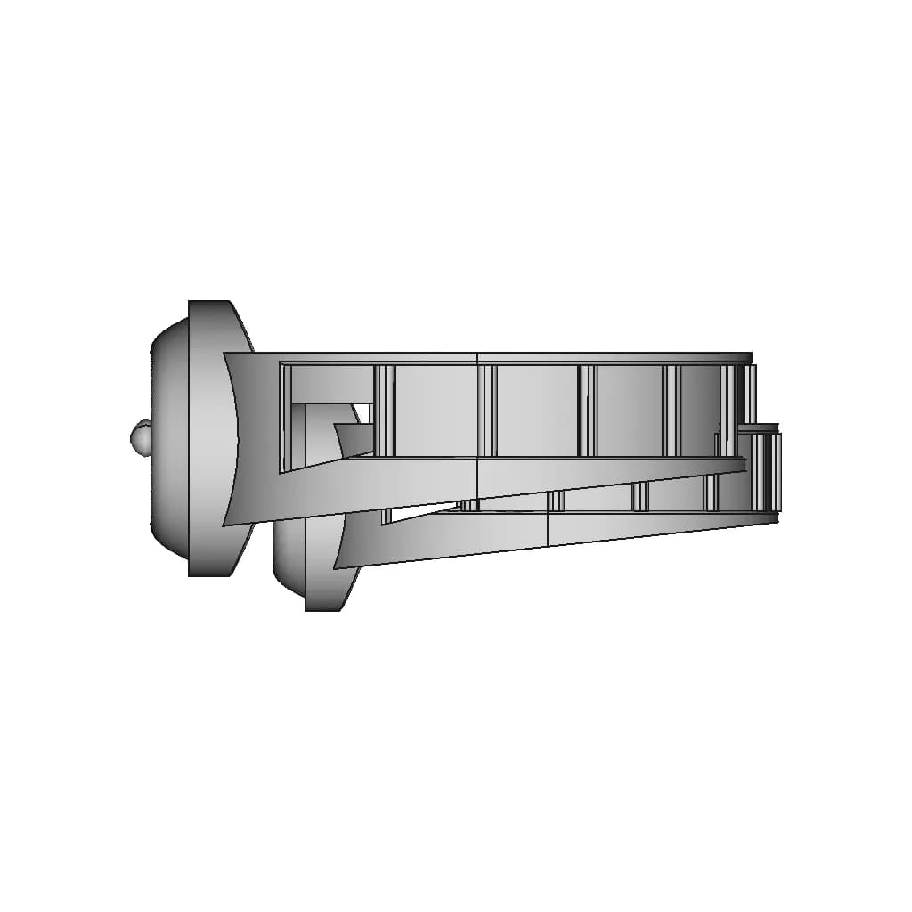 Golden Ring (Pure Ghanaian Gold Ring Sample) - Standard Mechanical Component_0_90_degree_snapshot
