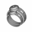 Golden Ring (Pure Ghanaian Gold Ring Sample) - Standard Mechanical Component_60_30_degree_snapshot
