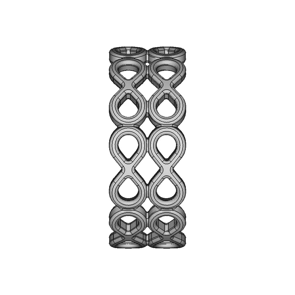 Double Infinity Rings | High-Quality CAD Model_0_90_degree_snapshot