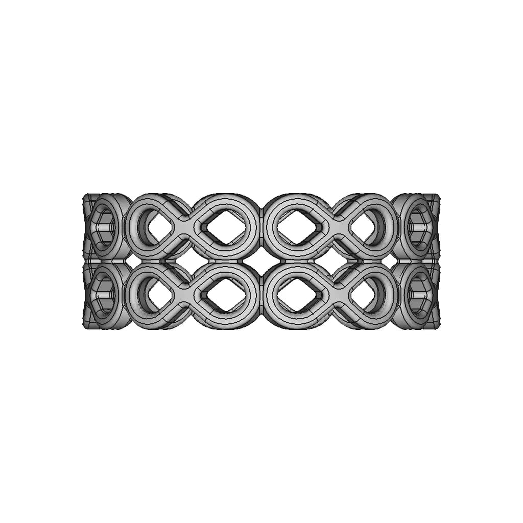 Double Infinity Rings | High-Quality CAD Model_90_0_degree_snapshot