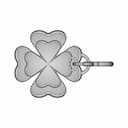 Cloverleaf Pendant For Necklaces | 3D Engineering Design File_90_0_degree_snapshot