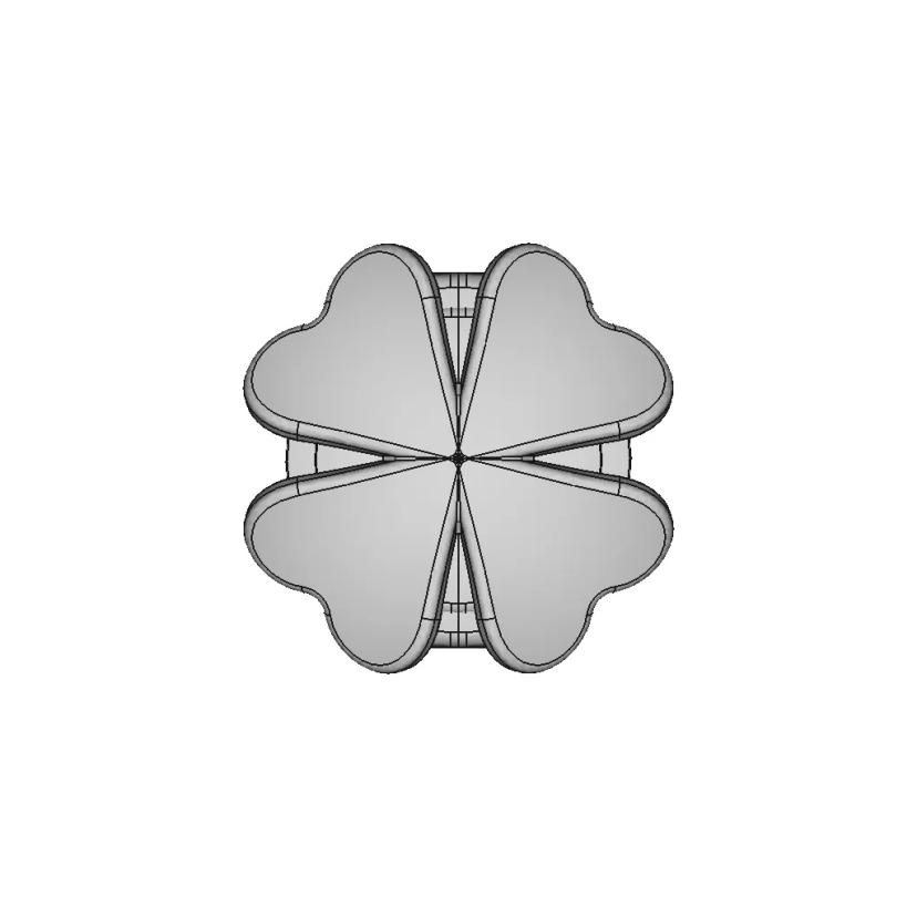 Cloverleaf Stud Earring | High-Quality CAD Model