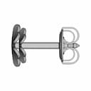 Cloverleaf Stud Earring | High-Quality CAD Model_0_90_degree_snapshot
