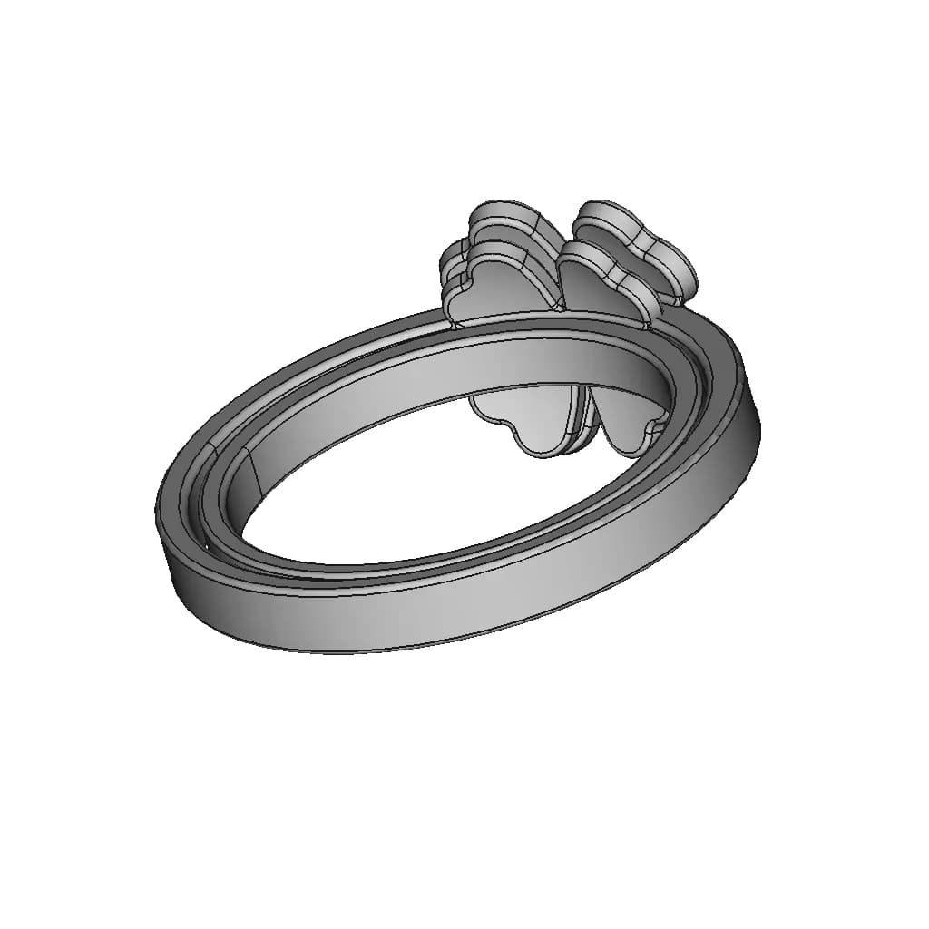 Cloverleaf Ring - Downloadable CAD Representation_60_30_degree_snapshot
