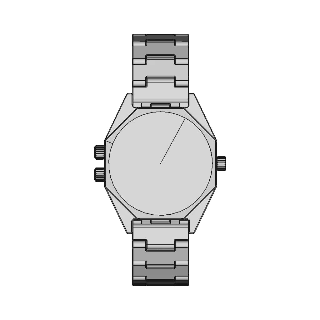 Chronograph | High-Quality CAD Model_0_0_degree_snapshot