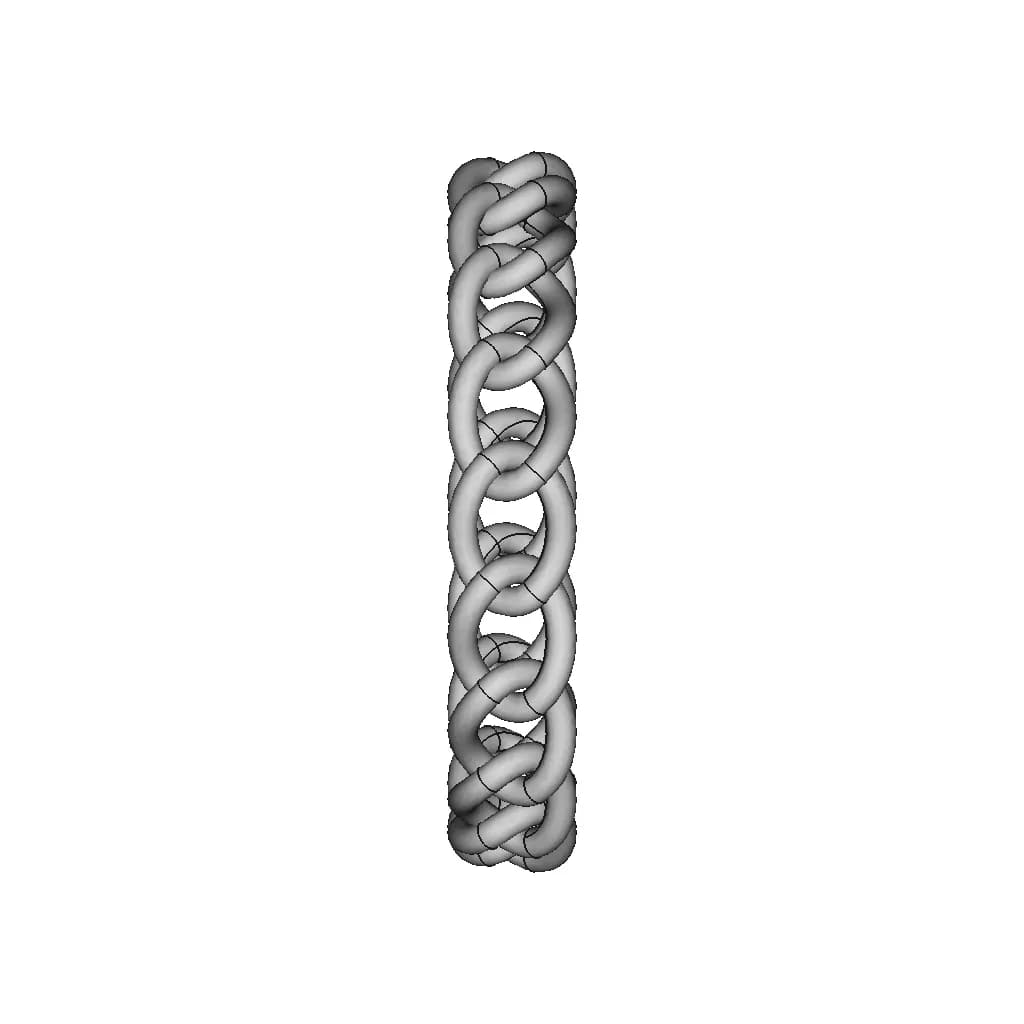 Gold Chain | 3D Engineering Design File_0_270_degree_snapshot