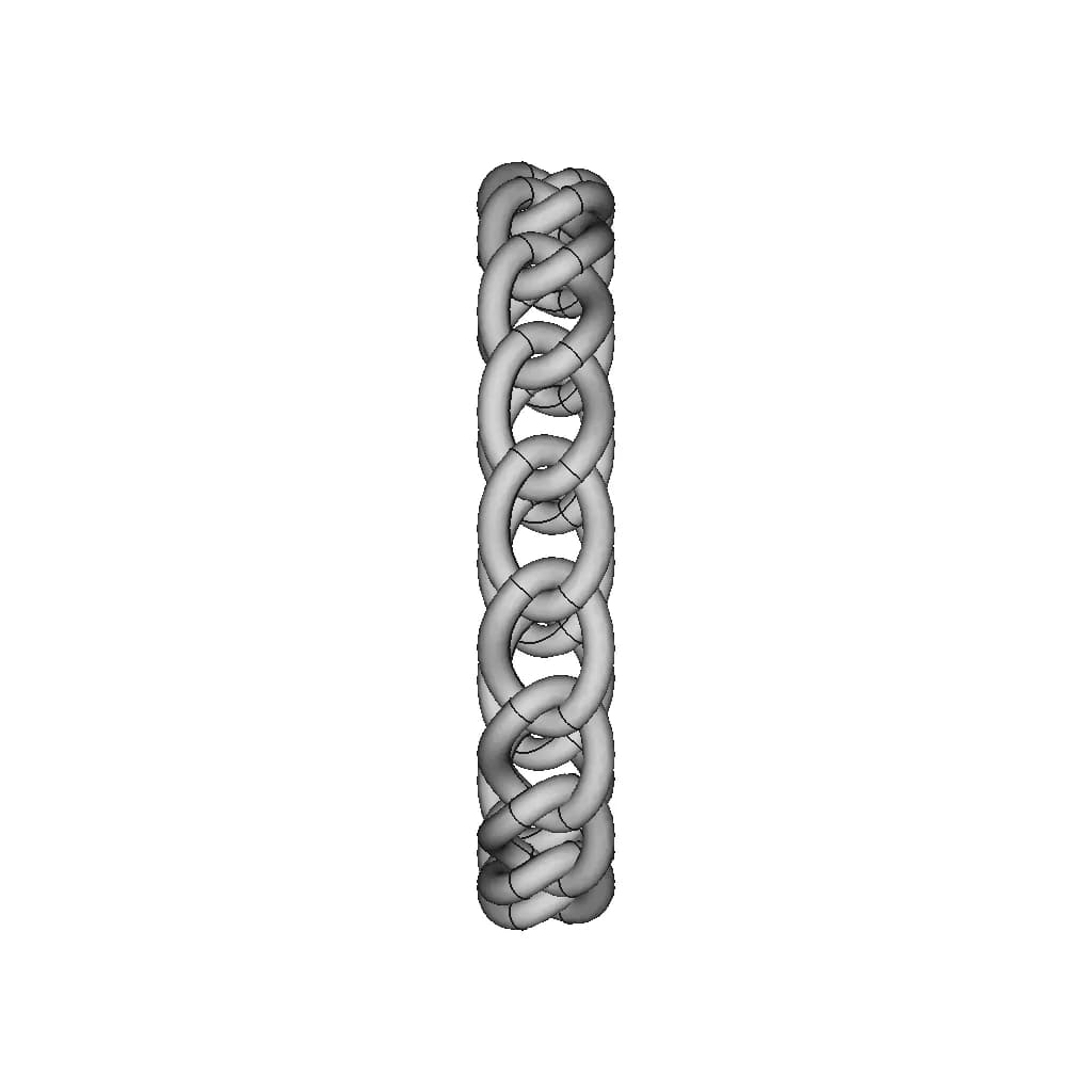 Gold Chain | 3D Engineering Design File_0_90_degree_snapshot