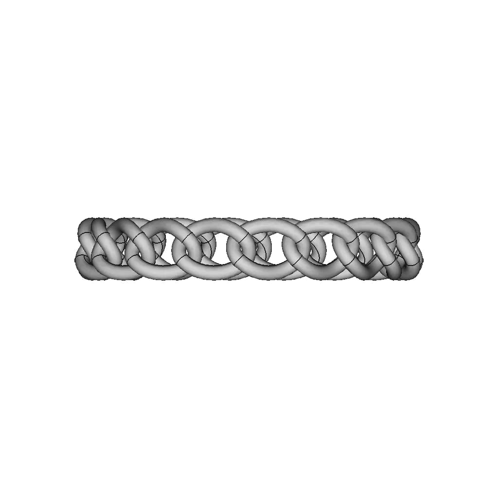 Gold Chain | 3D Engineering Design File_270_0_degree_snapshot