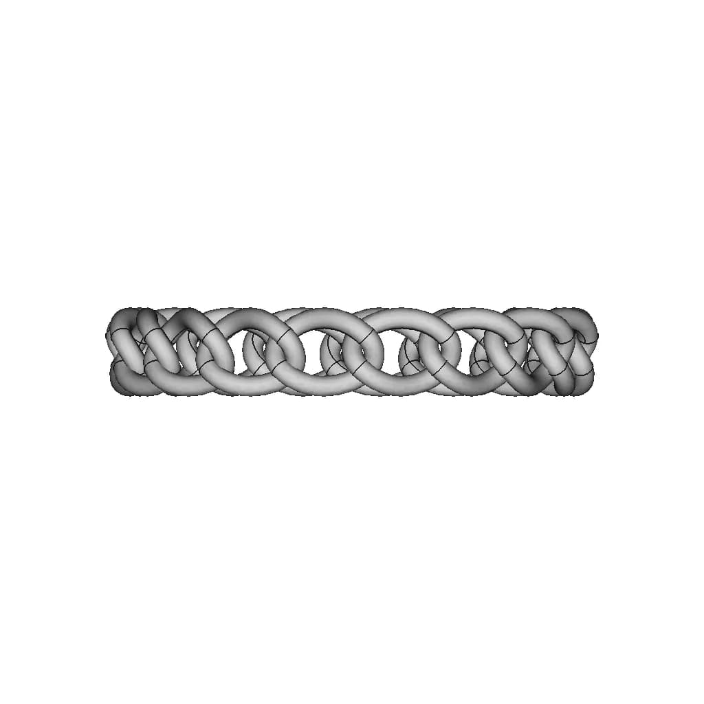 Gold Chain | 3D Engineering Design File_90_0_degree_snapshot