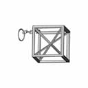 Modernistic Keychain | High-Quality CAD Model_0_270_degree_snapshot