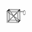 Modernistic Keychain | High-Quality CAD Model_0_90_degree_snapshot
