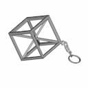Modernistic Keychain | High-Quality CAD Model_60_30_degree_snapshot