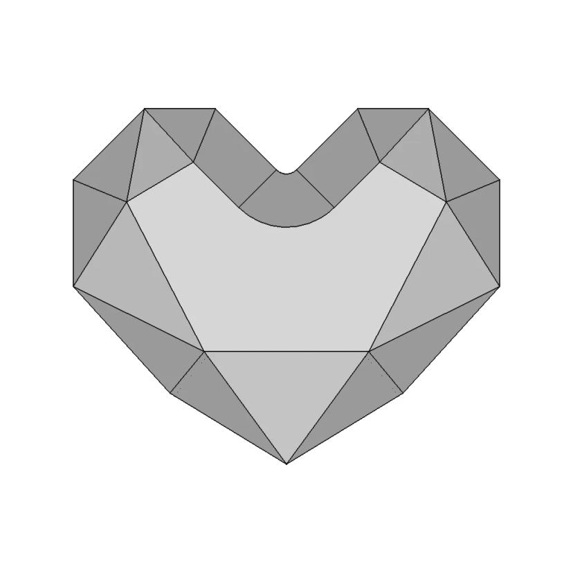 Heart Stone | High-Quality CAD Model