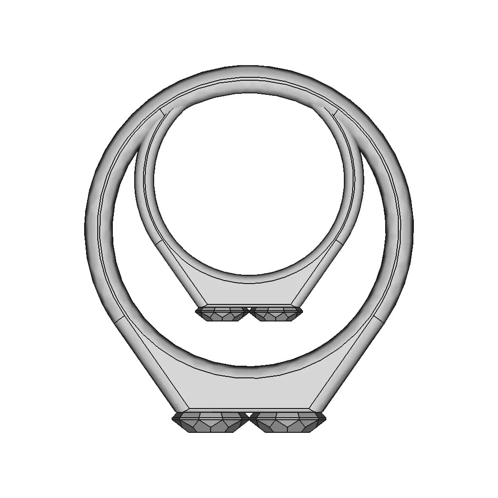 Diamond Ring - Downloadable CAD Representation_270_0_degree_snapshot