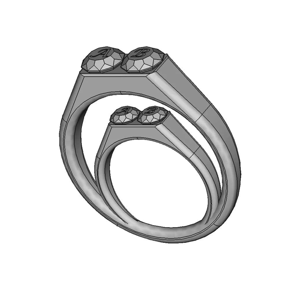 Diamond Ring - Downloadable CAD Representation_60_30_degree_snapshot