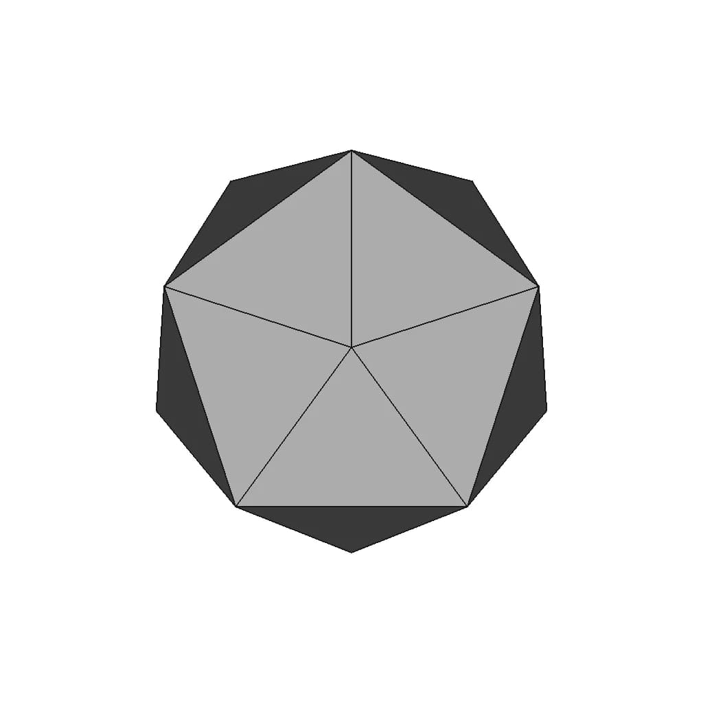 Icosahedron_20 Sided Dice - Standard Mechanical Component_270_0_degree_snapshot