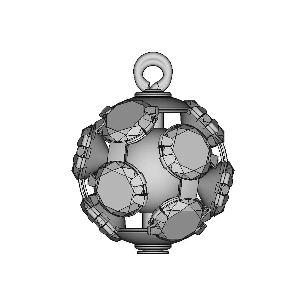 Pendant For Necklaces - Standard Mechanical Component_0_0_degree_snapshot