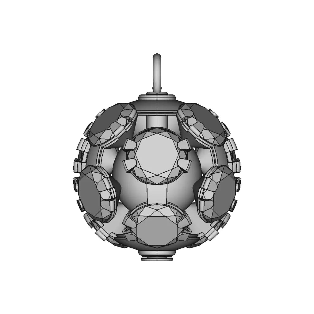 Pendant For Necklaces - Standard Mechanical Component_0_270_degree_snapshot