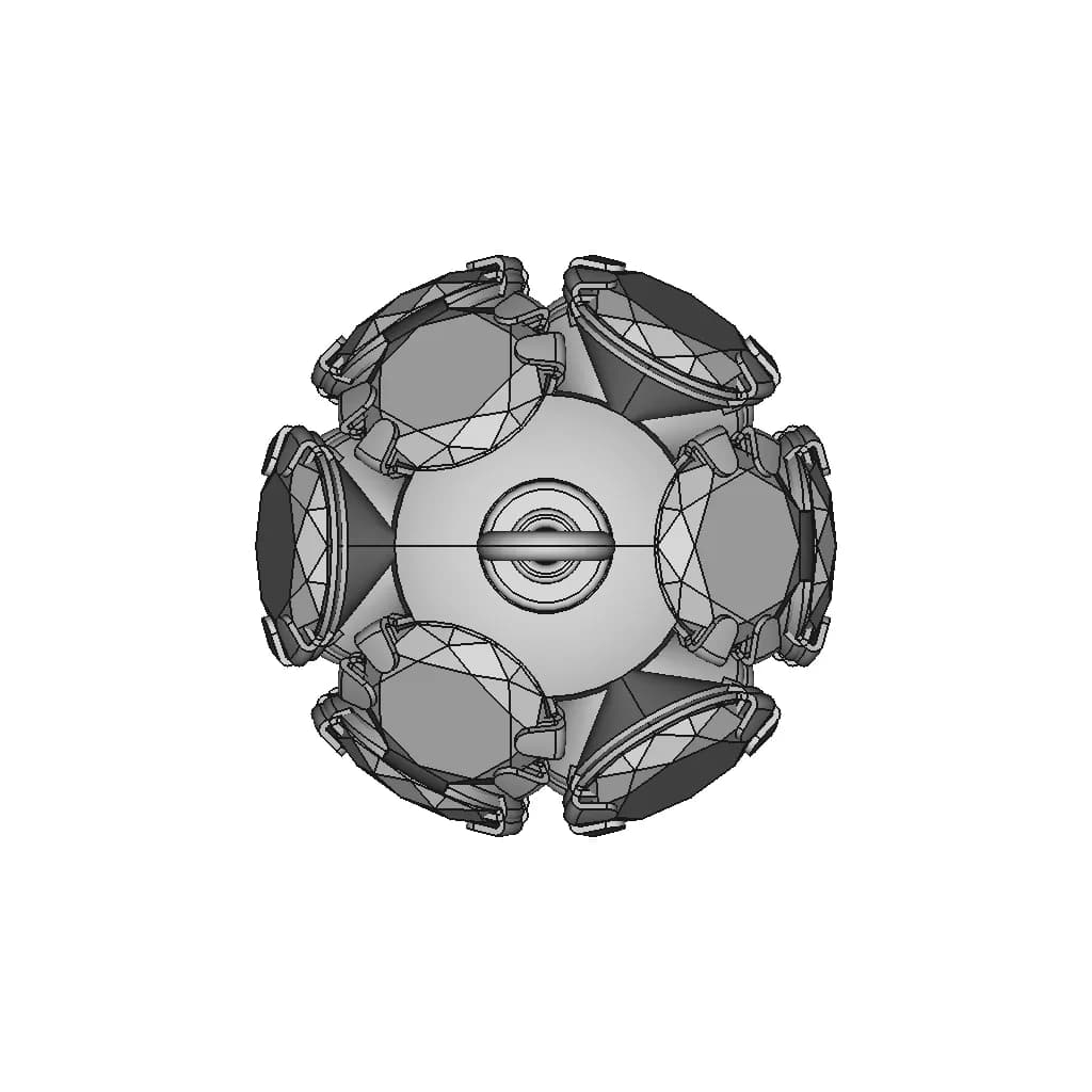 Pendant For Necklaces - Standard Mechanical Component_270_0_degree_snapshot