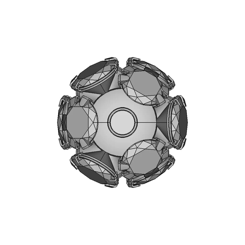Pendant For Necklaces - Standard Mechanical Component_90_0_degree_snapshot