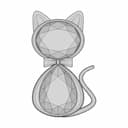 Cat Pendant - Standard Mechanical Component_0_0_degree_snapshot