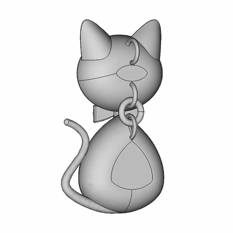 Cat Pendant - Standard Mechanical Component