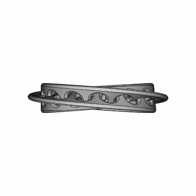 Solidworks: Interlocked Mobius Rings | High-Quality CAD Model
