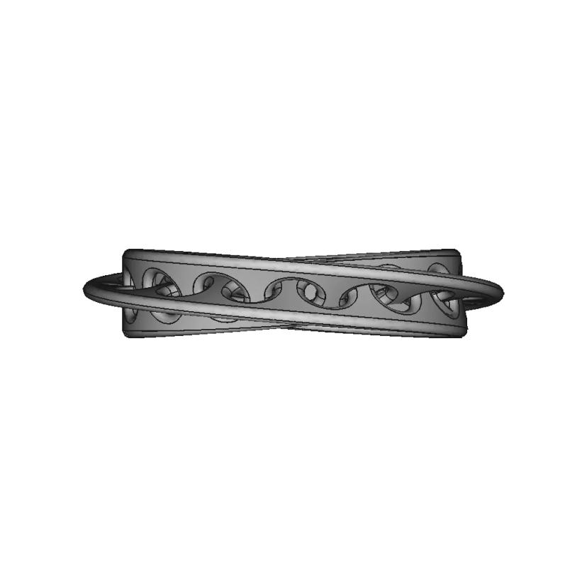 Solidworks: Interlocked Mobius Rings | High-Quality CAD Model