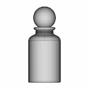 Glass Perfume Container - Downloadable CAD Representation_0_90_degree_snapshot