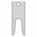 Yubikey 5C Nfc Keychain | High-Quality CAD Model_90_0_degree_snapshot