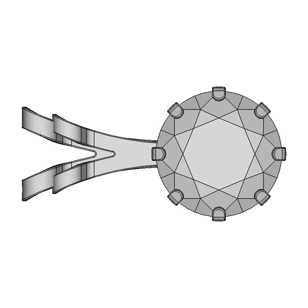 Jewellery Pendant For Necklaces | High-Quality CAD Model_270_0_degree_snapshot