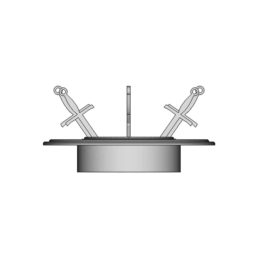 Jewellery Base With Swords - Standard Mechanical Component_0_0_degree_snapshot