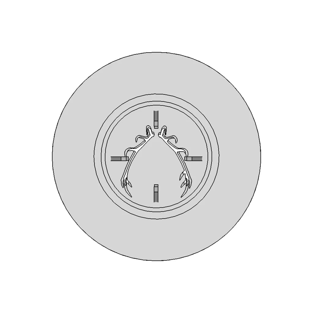Jewellery Base With Swords - Standard Mechanical Component_90_0_degree_snapshot