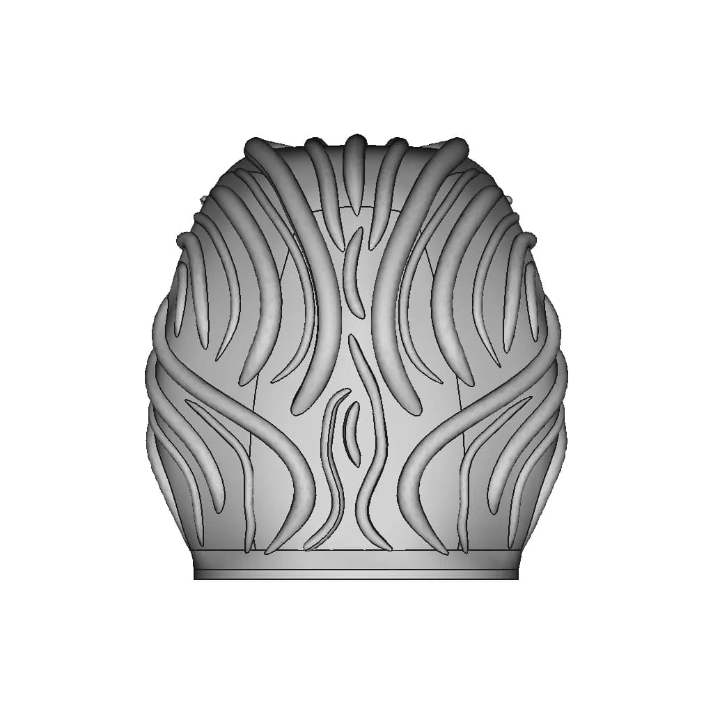 Ready To Print Lion Head | High-Quality CAD Model_0_0_degree_snapshot