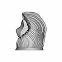 Ready To Print Lion Head | High-Quality CAD Model_0_270_degree_snapshot