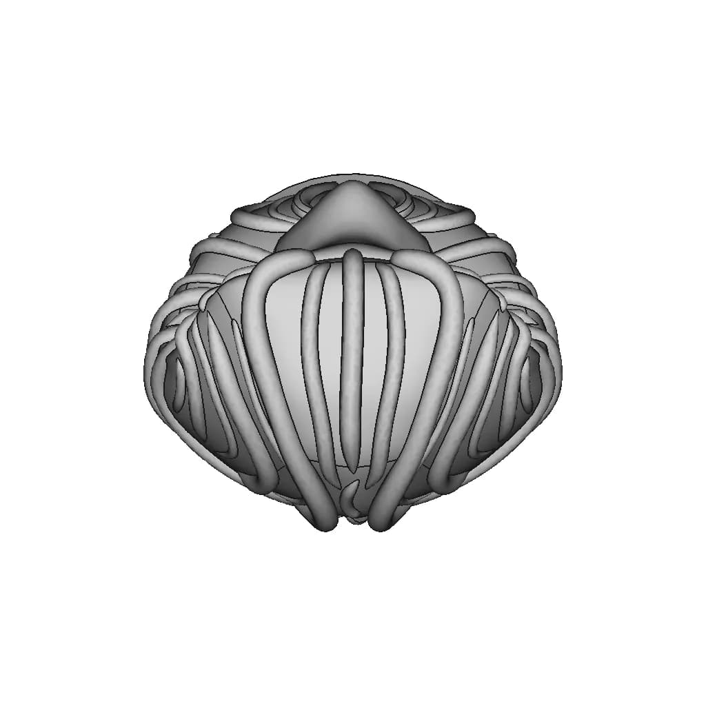 Ready To Print Lion Head | High-Quality CAD Model_270_0_degree_snapshot