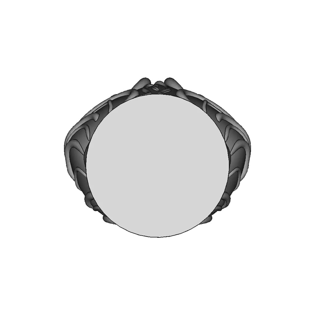 Ready To Print Lion Head | High-Quality CAD Model_90_0_degree_snapshot