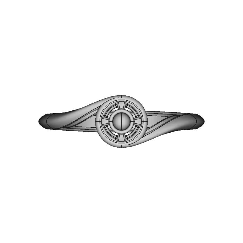 Ring With Pearl | High-Quality CAD Model