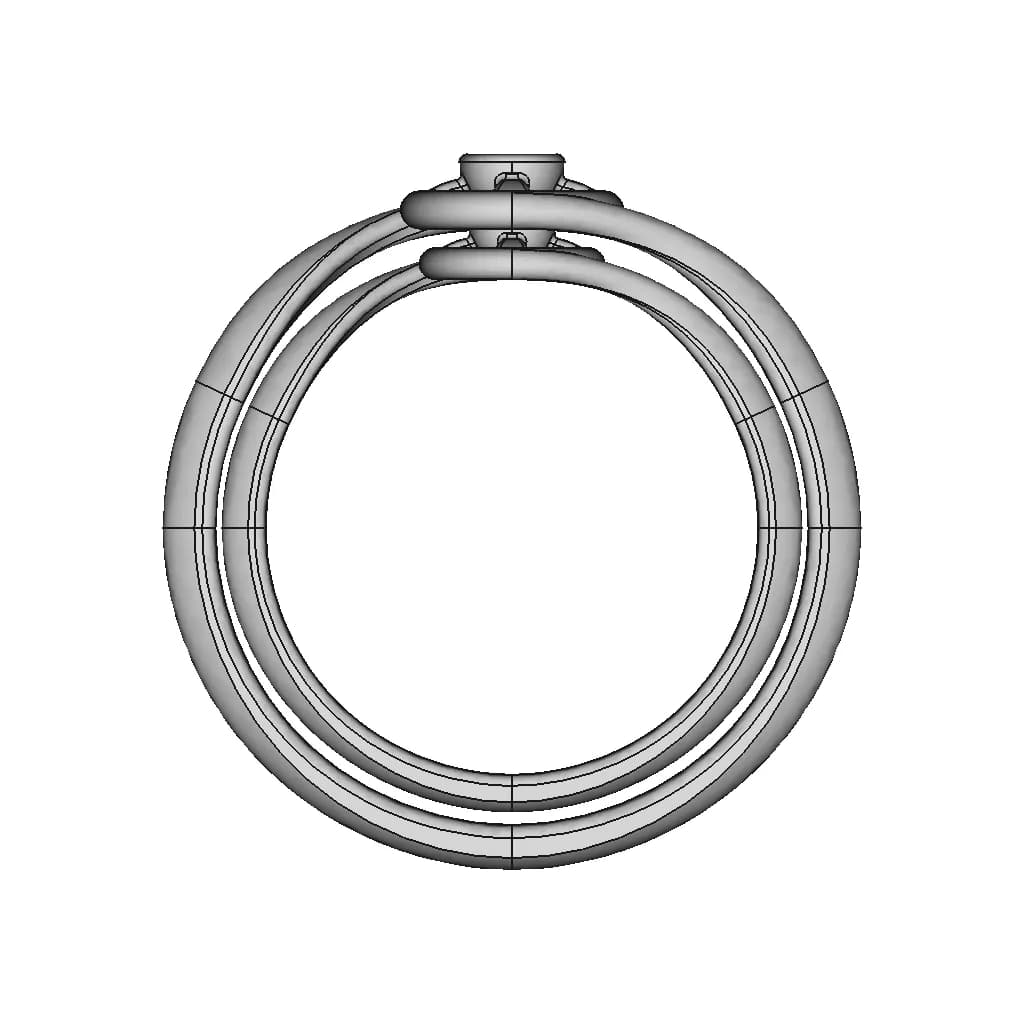 Ring With Pearl | High-Quality CAD Model_90_0_degree_snapshot