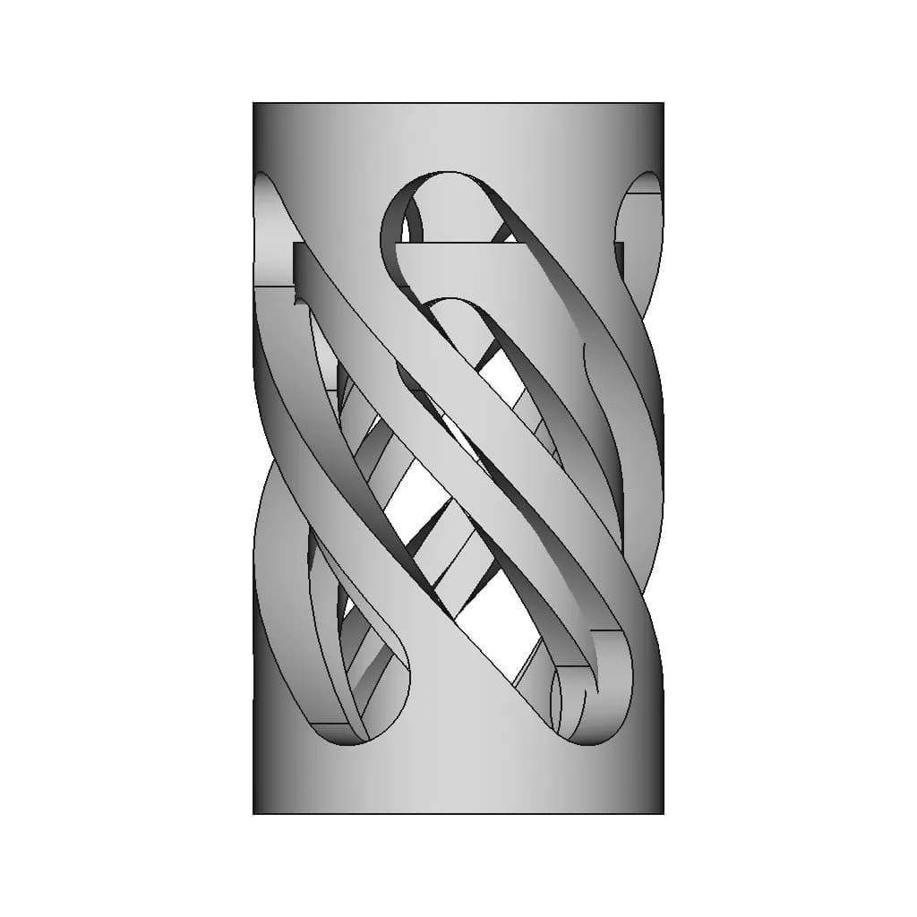 Candle Twist Exercise 1154 | 3D Engineering Design File_0_90_degree_snapshot
