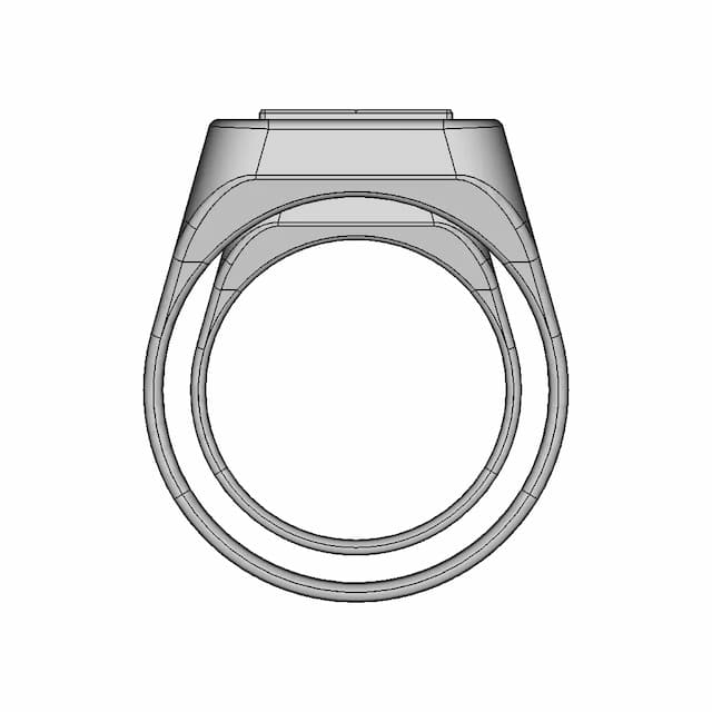 Chevalière / Signet Ring | 3D Engineering Design File