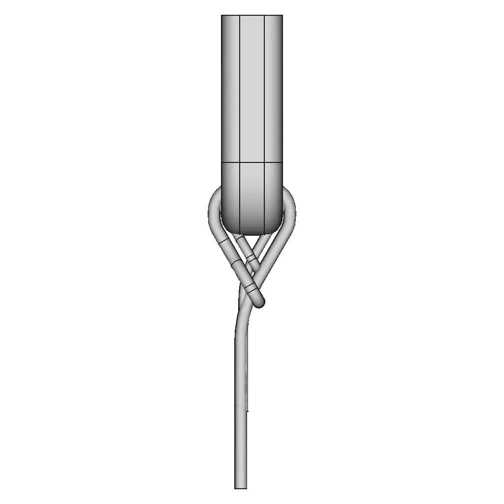 3D Lanyard Cord Mockup ( Mockup 3D De Cordão ) - Downloadable CAD Representation_90_0_degree_snapshot