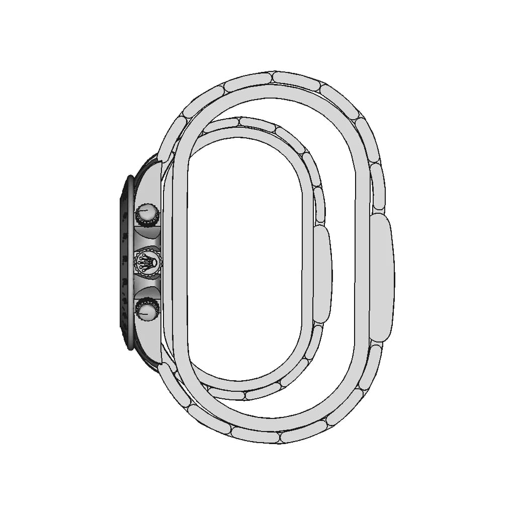 Rolex - Daytona | High-Quality CAD Model_0_90_degree_snapshot