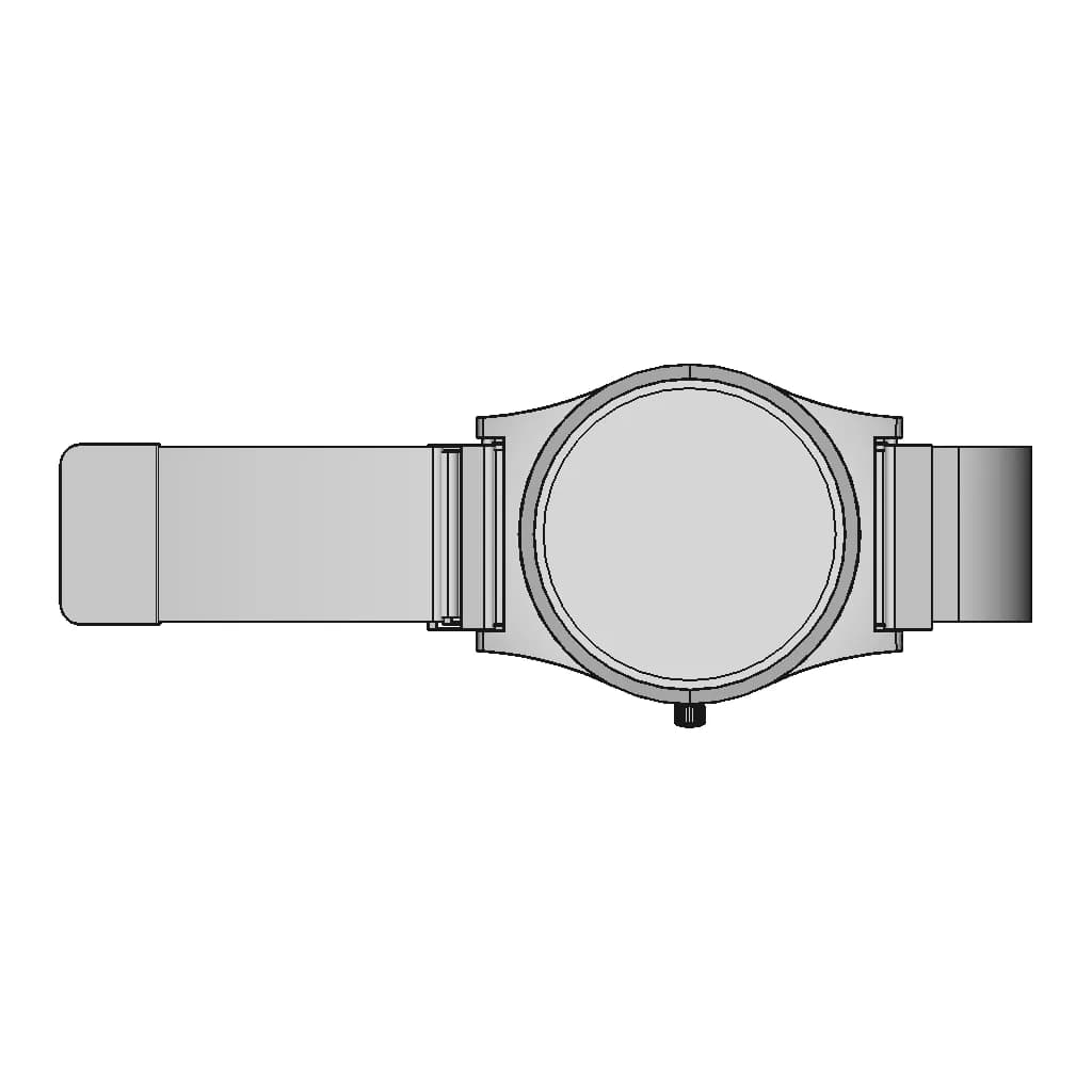Ck Wrist Watch | 3D Engineering Design File_270_0_degree_snapshot