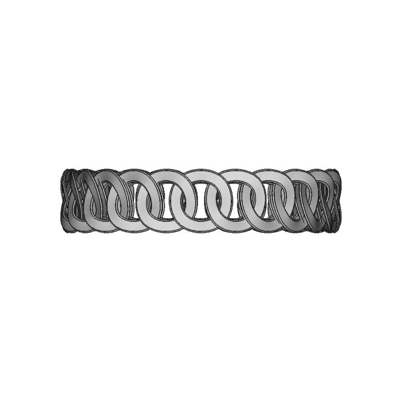 Solidworks: Chain Bracelet - Downloadable CAD Representation