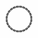 Solidworks: Chain Bracelet - Downloadable CAD Representation_90_0_degree_snapshot