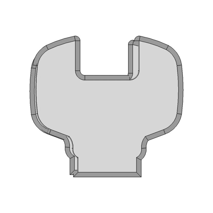 Yale 1000Ca Key Cover B1 - Downloadable CAD Representation