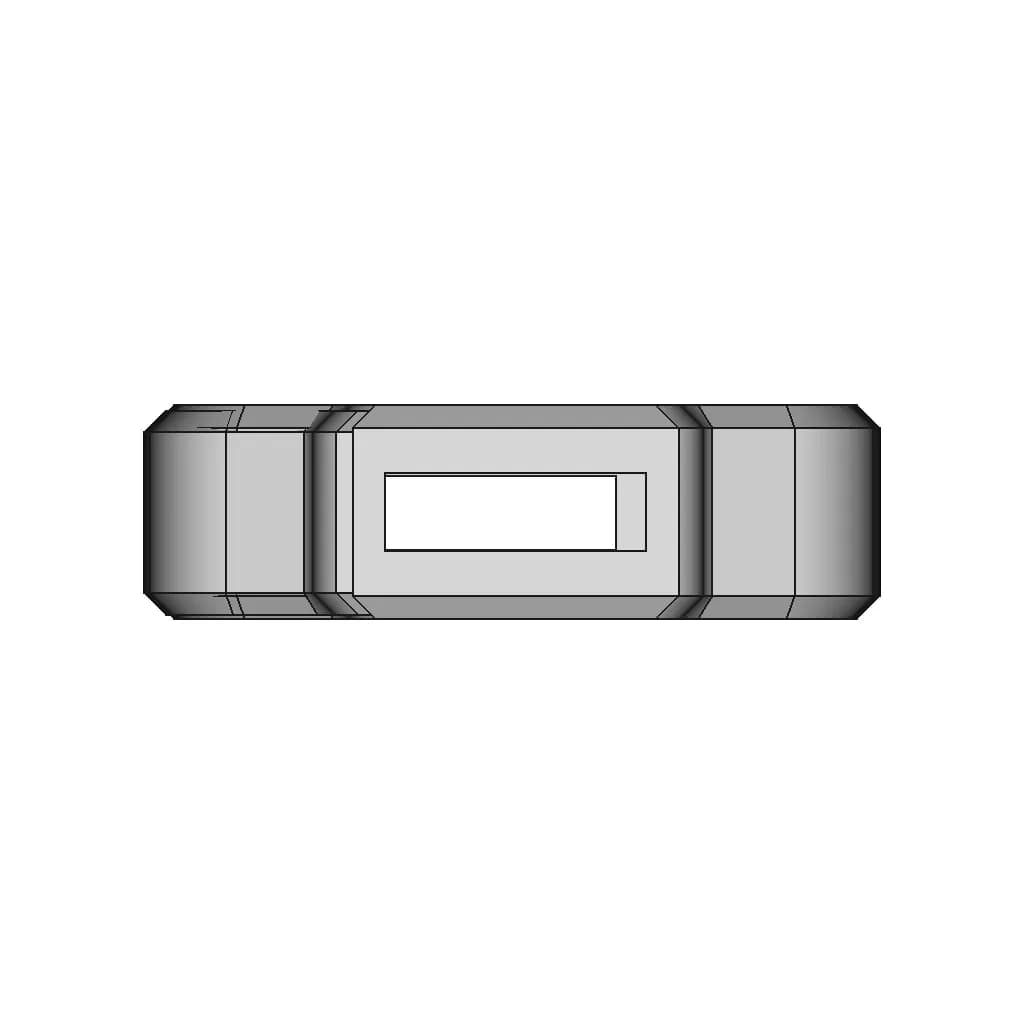 Yale 1000Ca Key Cover B1 - Downloadable CAD Representation_90_0_degree_snapshot
